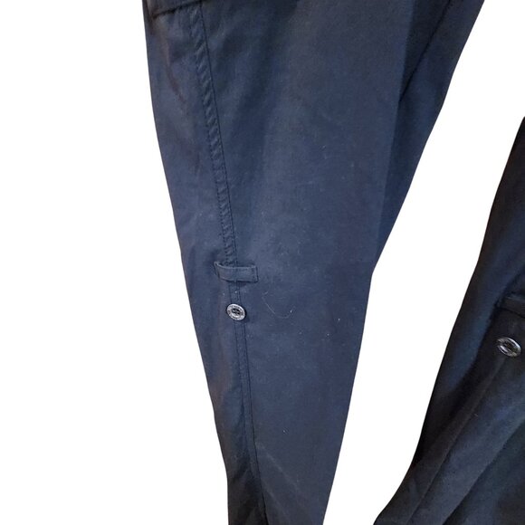 Columbia Womens Omni-Shield Black Cargo Pants With Adjustable Hem & Multiple Poc - Picture 3 of 5